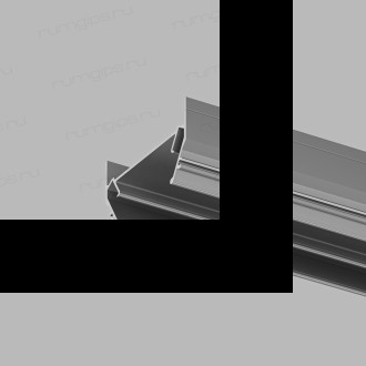 TR3050-AL Закладной профиль под шинопровод для натяжного потолка 2м
