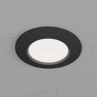 DK3016-BK Встраиваемый светильник влагозащ., IP 65, 50 Вт, GU10, черный, алюминий