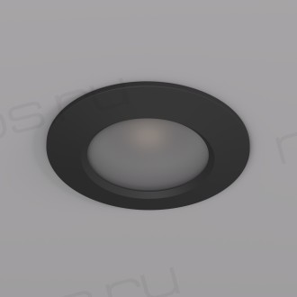 DK3016-BK Встраиваемый светильник влагозащ., IP 65, 50 Вт, GU10, черный, алюминий