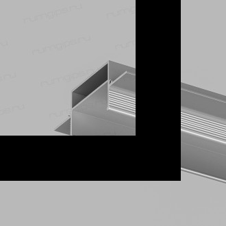 TR3020-AL Закладной профиль для встраиваемого монтажа однофазного трека 2м