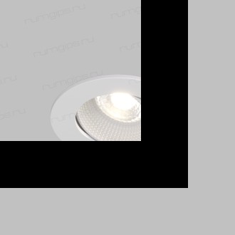 DK3061-WH Встраиваемый светильник, IP 20, 10 Вт, GU5.3, LED, белый/белый, пластик