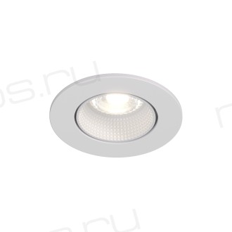 DK3061-WH Встраиваемый светильник, IP 20, 10 Вт, GU5.3, LED, белый/белый, пластик