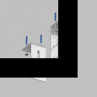 TR3045-AL Уголок регулируемый для закладных профилей ( комплект 2 шт)