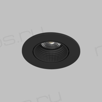 DK3061-BK Встраиваемый светильник, IP 20, 10 Вт, GU5.3, LED, черный/черный, пластик