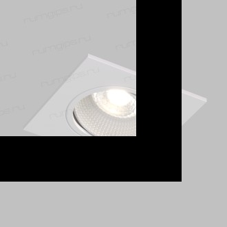 DK3071-WH Встраиваемый светильник, IP 20, 10 Вт, GU5.3, LED, белый/белый, пластик