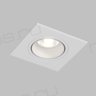 DK3071-WH Встраиваемый светильник, IP 20, 10 Вт, GU5.3, LED, белый/белый, пластик