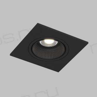 DK3071-BK Встраиваемый светильник, IP 20, 10 Вт, GU5.3, LED, черный/черный, пластик