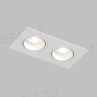 DK3072-WH Встраиваемый светильник, IP 20, 10 Вт, GU5.3, LED, белый/белый, пластик