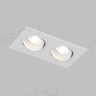 DK3072-WH Встраиваемый светильник, IP 20, 10 Вт, GU5.3, LED, белый/белый, пластик