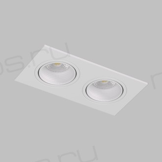 DK3072-WH Встраиваемый светильник, IP 20, 10 Вт, GU5.3, LED, белый/белый, пластик