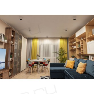 DK3080-WB+WH Светильник накладной IP 20, 10 Вт, GU5.3, LED, бело-черный/белый, пластик