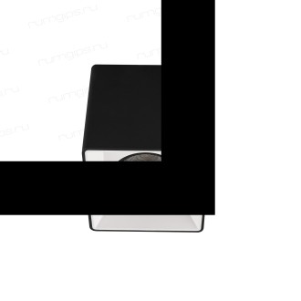 DK3080-BW+BK Светильник накладной IP 20, 10 Вт, GU5.3, LED, черно-белый/черный, пластик