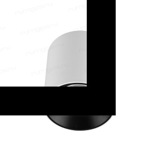 DK3090-WB+WH Светильник накладной IP 20, 10 Вт, GU5.3, LED, бело-черный/белый, пластик