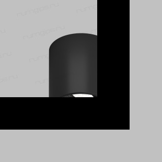 DK3090-BK Светильник накладной IP 20, 10 Вт, GU5.3, LED, черный/черный, пластик