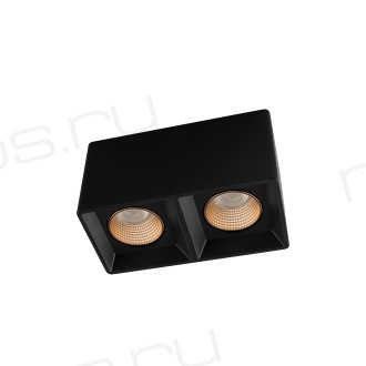 DK3085-BK+BR Светильник накладной IP 20, 10 Вт, GU5.3, LED, черный/бронзовый, пластик