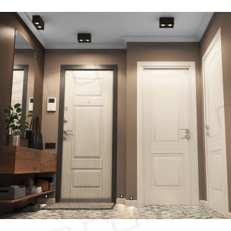 DK3085-BK+BR Светильник накладной IP 20, 10 Вт, GU5.3, LED, черный/бронзовый, пластик