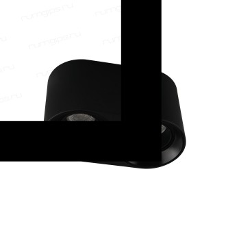 DK3096-BK Светильник накладной IP 20, 10 Вт, GU5.3, LED, черный/черный, пластик