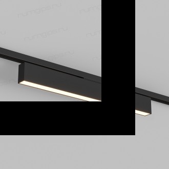 DK6630-BK Трековый светильник IP 20, 20 Вт, LED 3000, черный, алюминий