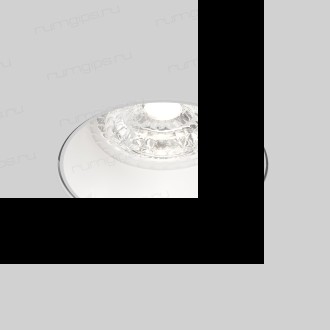 DK3055-WH Встраиваемый светильник, IP 20, 10 Вт, GU5.3, LED, белый, пластик