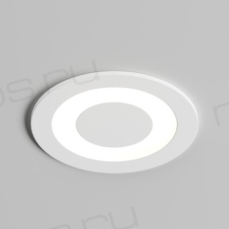 DK2700-WH Встраиваемый светильник, IP 20, 7 Вт, LED 3000, белый, алюминий