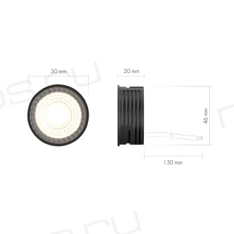 DK3000-7W-BK Светодиодный модуль черный керамический корпус