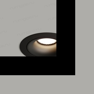 DK2120-BK Встраиваемый светильник, IP 20, 50 Вт, GU10, черный, алюминий