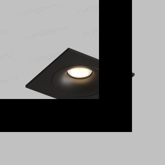 DK2121-BK Встраиваемый светильник, IP 20, 50 Вт, GU10, черный, алюминий