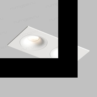 DK2122-WH Встраиваемый светильник, IP 20, 50 Вт, GU10, белый, алюминий