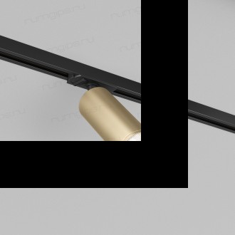 DK6202-BG Трековый светильник IP 20, 15 Вт, GU10, матовое золото с черным, алюминий