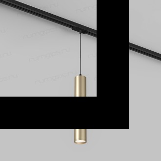 DK6210-BG Трековый светильник IP 20, 15 Вт, GU10, матовое золото с черным, алюминий