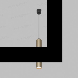 DK4050-BG Подвесной светильник, IP 20, 15 Вт, GU10, матовое золото с черным, алюминий