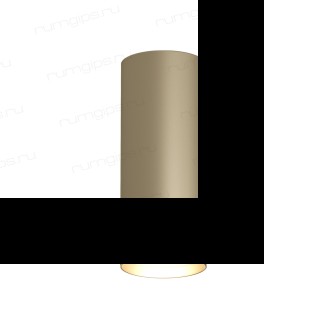 DK2051-SG Накладной светильник, IP 20, 15 Вт, GU10, матовое золото, алюминий