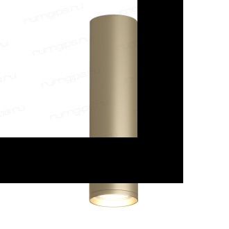 DK2052-SG Накладной светильник, IP 20, 15 Вт, GU10, матовое золото, алюминий