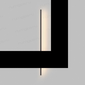 DK5014-BK Бра 1000 мм, 3000К, IP20, 12 Вт, черный, алюминий