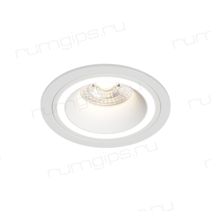 DK2060-WH Встраиваемый светильникIP 20, до 15 Вт, GU10, LED, белый, алюминий