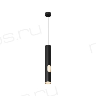 DK4045-BK Подвесной светильник, с декоративным вырезом, IP 20, до 15 Вт, LED, GU10, черный, алюминий