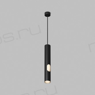 DK4045-BK Подвесной светильник, с декоративным вырезом, IP 20, до 15 Вт, LED, GU10, черный, алюминий