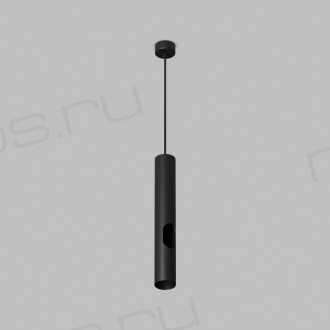 DK4045-BK Подвесной светильник, с декоративным вырезом, IP 20, до 15 Вт, LED, GU10, черный, алюминий