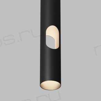 DK4045-BK Подвесной светильник, с декоративным вырезом, IP 20, до 15 Вт, LED, GU10, черный, алюминий