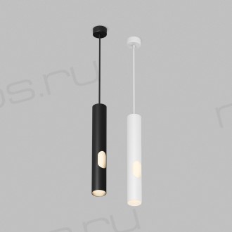 DK4045-BK Подвесной светильник, с декоративным вырезом, IP 20, до 15 Вт, LED, GU10, черный, алюминий