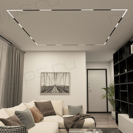 DK8014-BK Угловой светильник SMART LINEAR ANGLE 18W DIM 3000K-6000K, черный