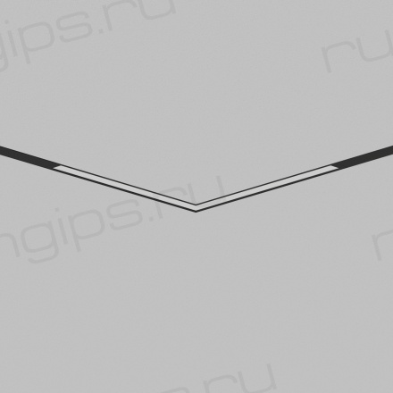 DK8014-BK Угловой светильник SMART LINEAR ANGLE 18W DIM 3000K-6000K, черный