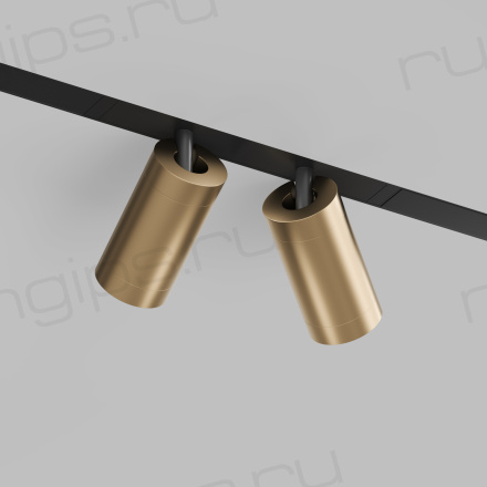 DK8012-BG Акцентный светильник SMART SPOT DOUBLE 2x9W DIM 3000K-6000K, матовое золото с черным