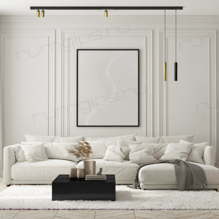 DK8010-BG Акцентный светильник SMART SPOT 9W DIM 3000K-6000K, матовое золото с черным