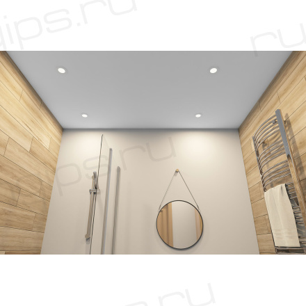 DK3101-WH Встраиваемый влагозащищенный светильник, IP65, до 10 Вт, LED, GU5,3, белый
