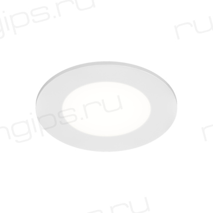DK3101-WH Встраиваемый влагозащищенный светильник, IP65, до 10 Вт, LED, GU5,3, белый