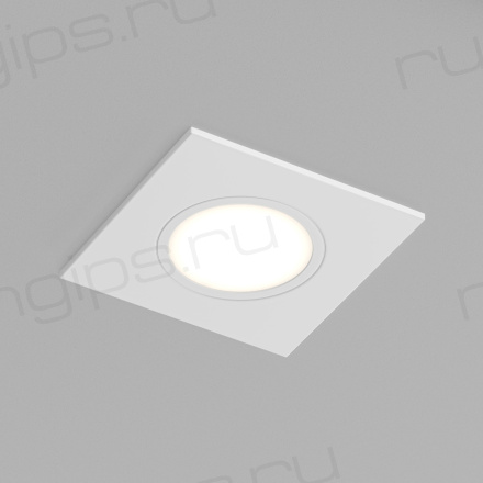DK3102-WH Встраиваемый влагозащищенный светильник, IP65, до 10 Вт, LED, GU5,3, белый
