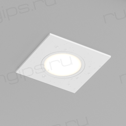 DK3102-WH Встраиваемый влагозащищенный светильник, IP65, до 10 Вт, LED, GU5,3, белый