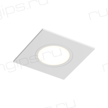 DK3102-WH Встраиваемый влагозащищенный светильник, IP65, до 10 Вт, LED, GU5,3, белый