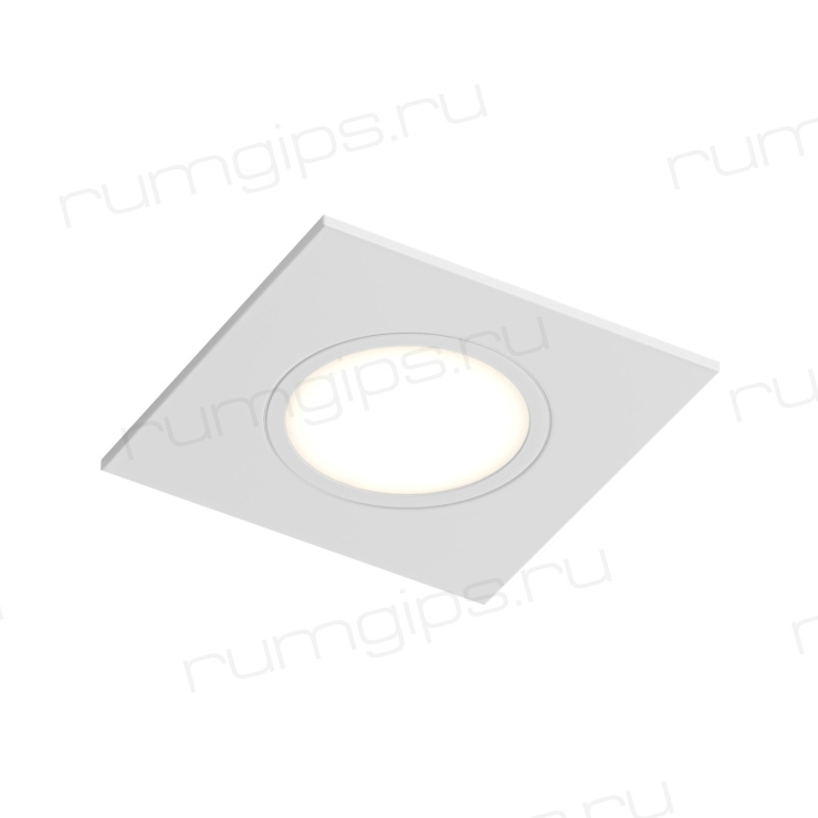 DK3102-WH Встраиваемый влагозащищенный светильник, IP65, до 10 Вт, LED, GU5,3, белый